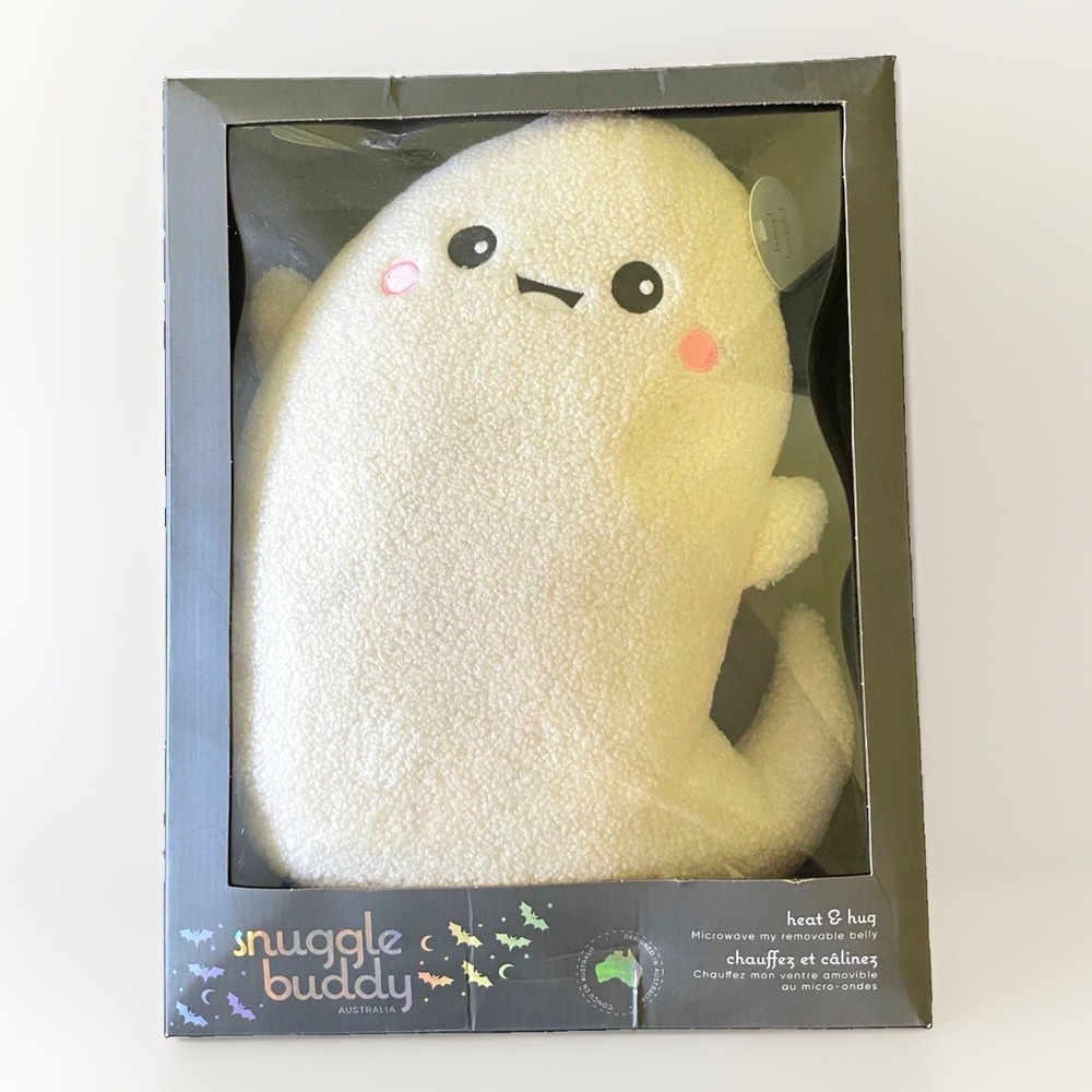 Snuggle Buddy halloween ghost Heat & Hug Microwaveable Reusable Heat Pad